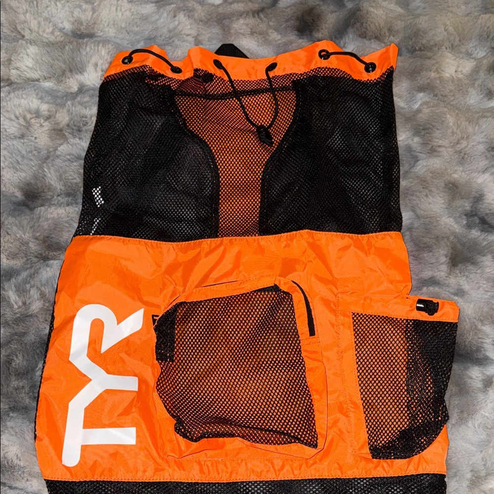☢️ TYR Vibrant ☣️ Orange 40L Big Mesh Mummy Backpack